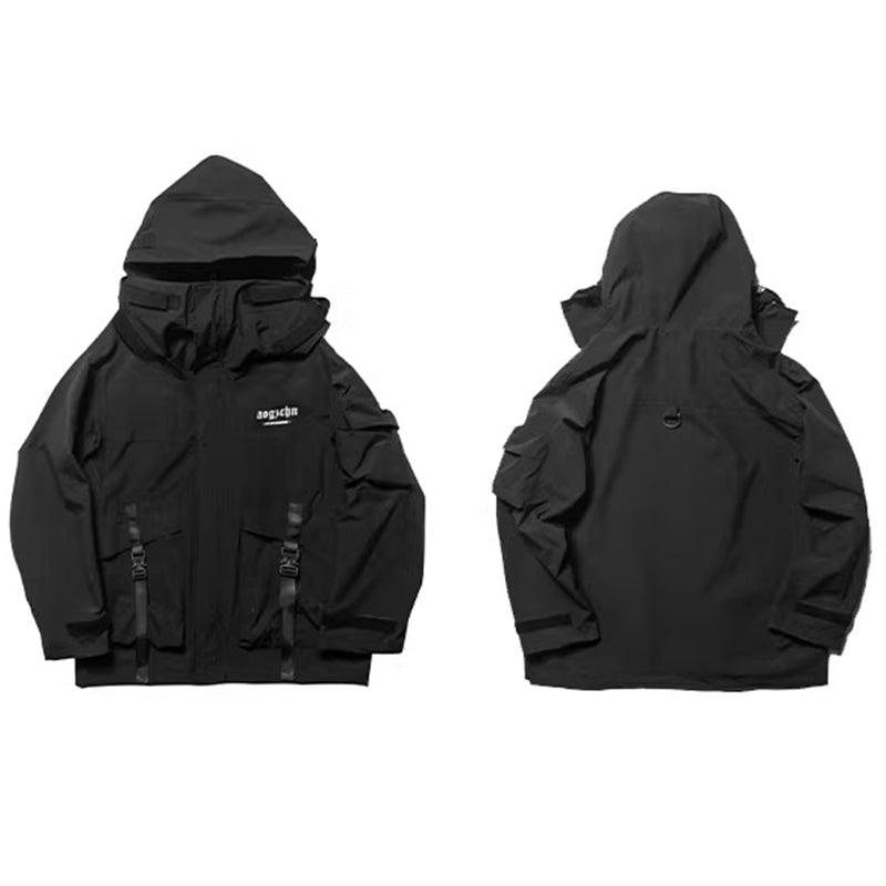 Urban Hooded Techwear Jacket