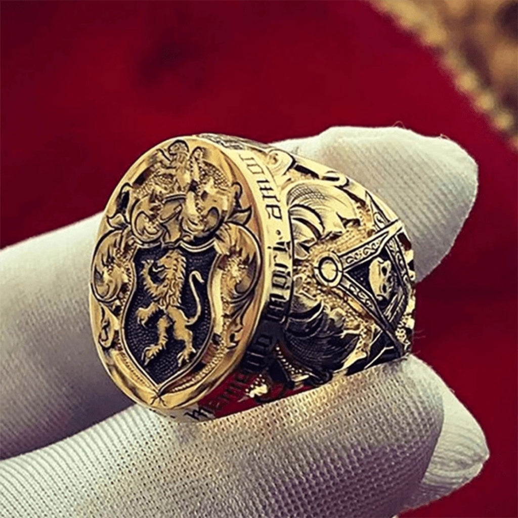 Lion Emblem Ring