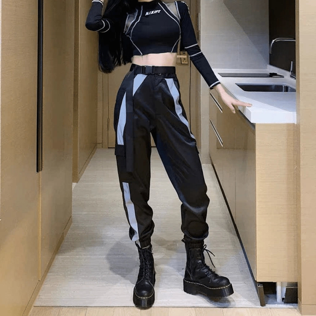 Streetwear Reflective Pants