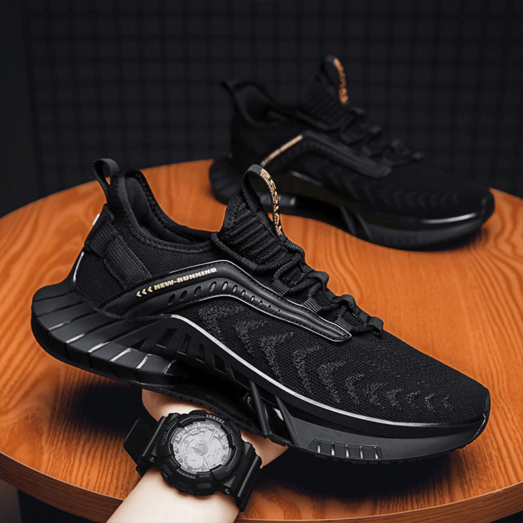 Black Techwear Sneakers