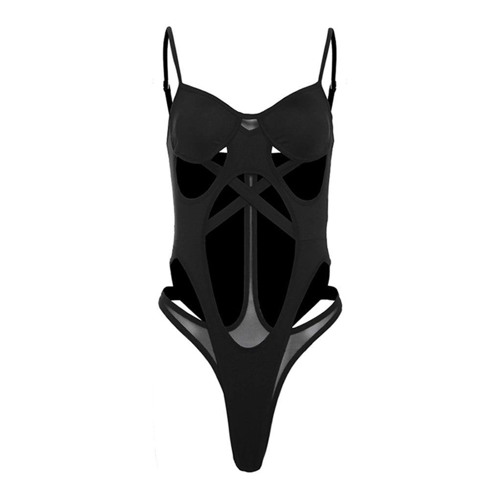 Cyberpunk Cut-Out Bodysuit
