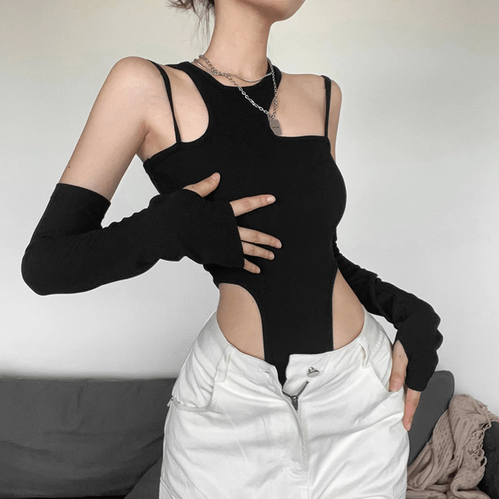 Streetwear Long Sleeve Bodysuit