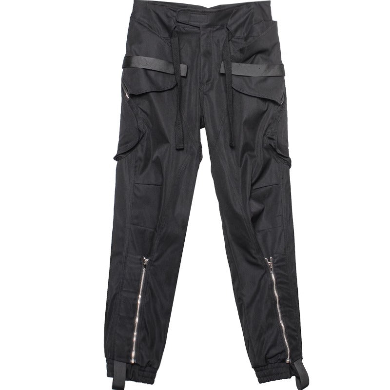 Black Techwear Cargo Pants