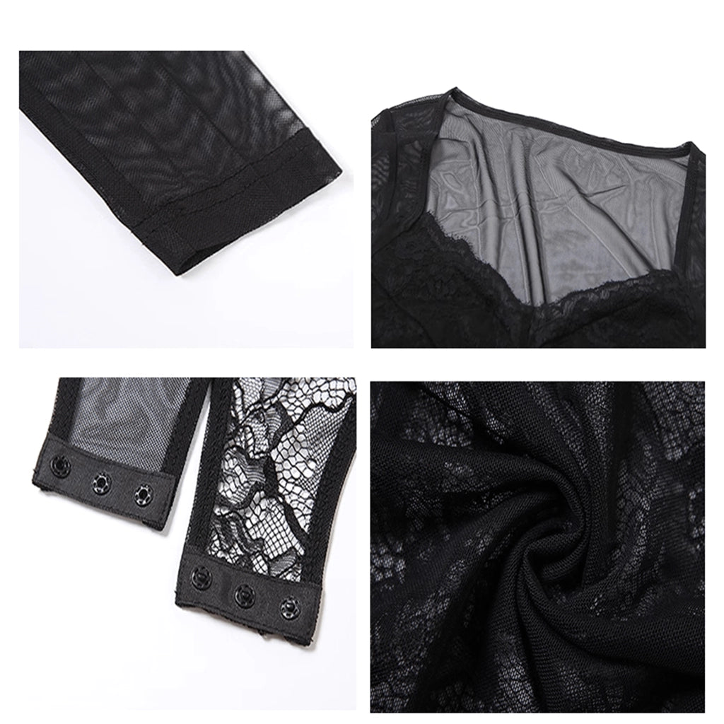 Lace Plunge Bodysuit