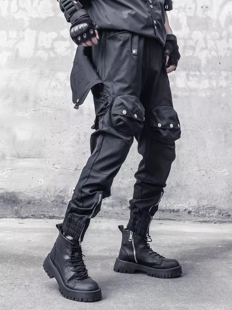 Skinny Techwear Cargo Pants