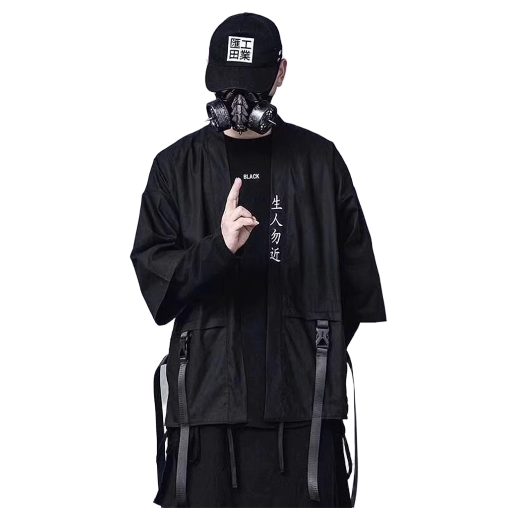 Urban Samurai-Inspired Techwear Shirt