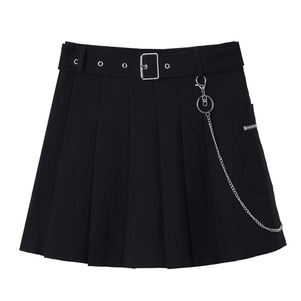High-Waist Streetwear Skirt