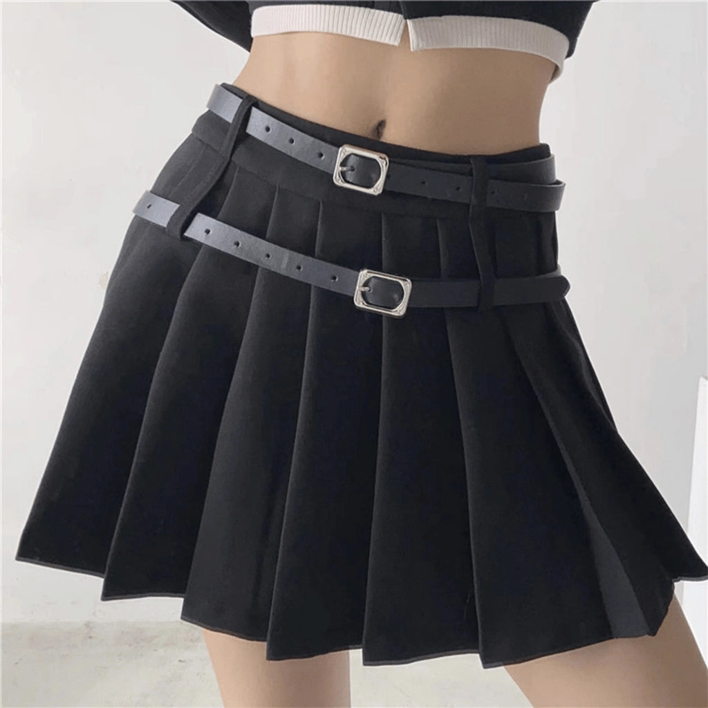 Double Buckles Skirt