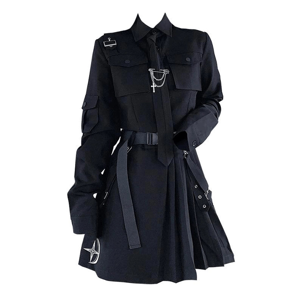 Embroidery Urban Techwear Skirt