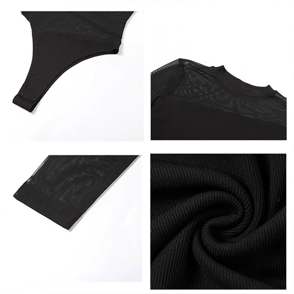 Mesh Panels Bodysuit