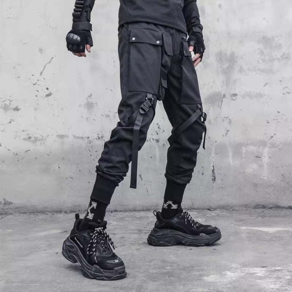 Black Tactical Cargo Pants