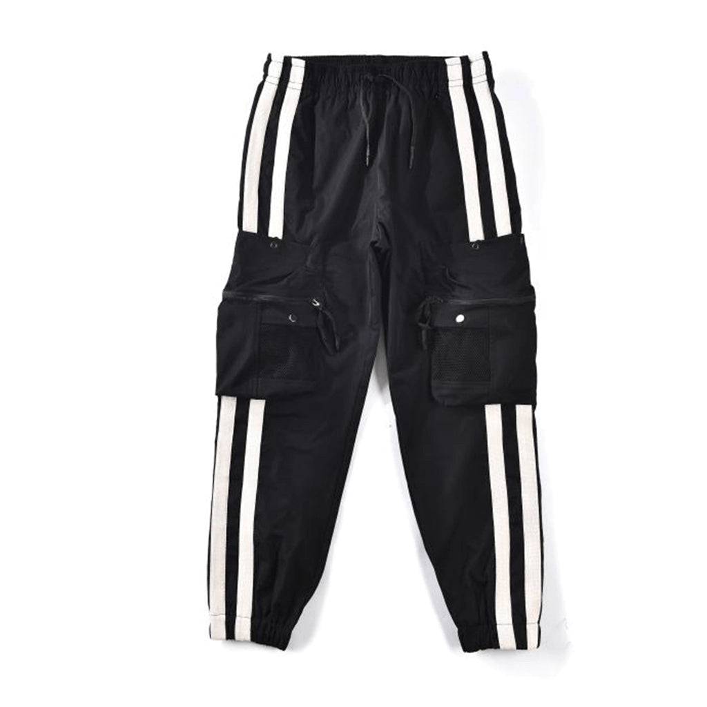 Striped Techwear Joggers