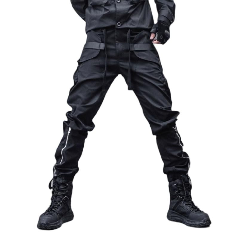 Black Techwear Cargo Pants