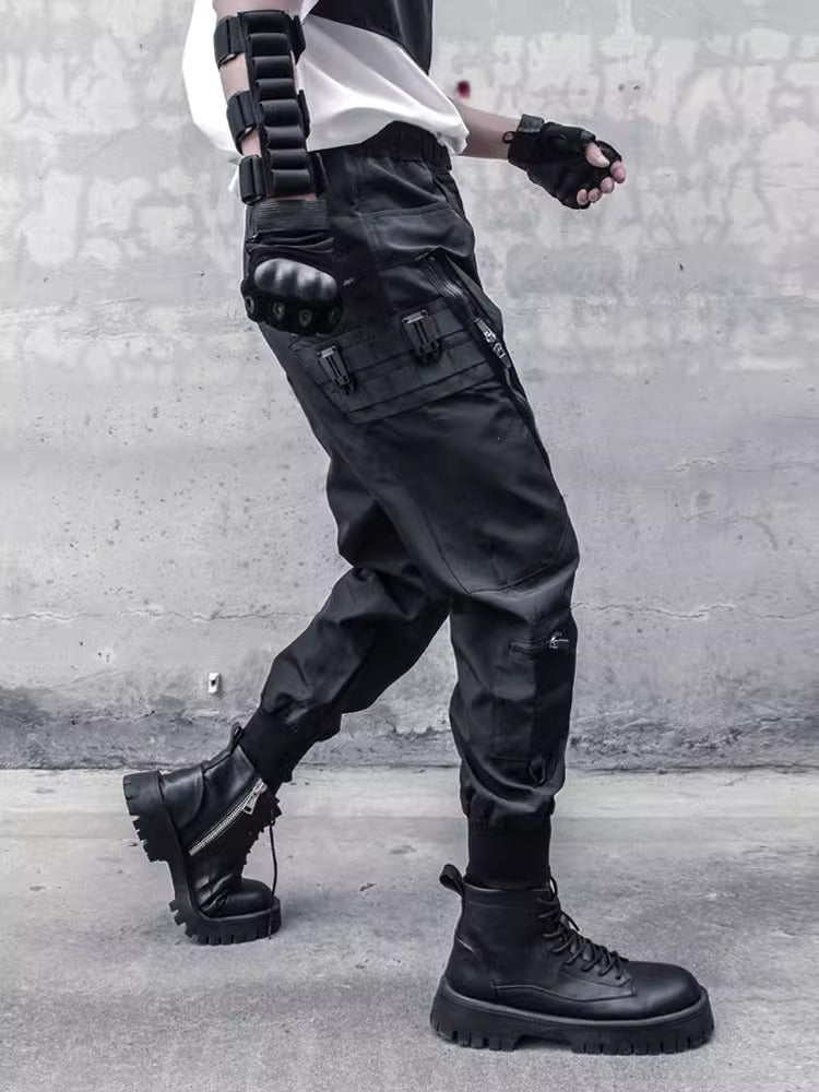 Black Waterproof Techwear Pant