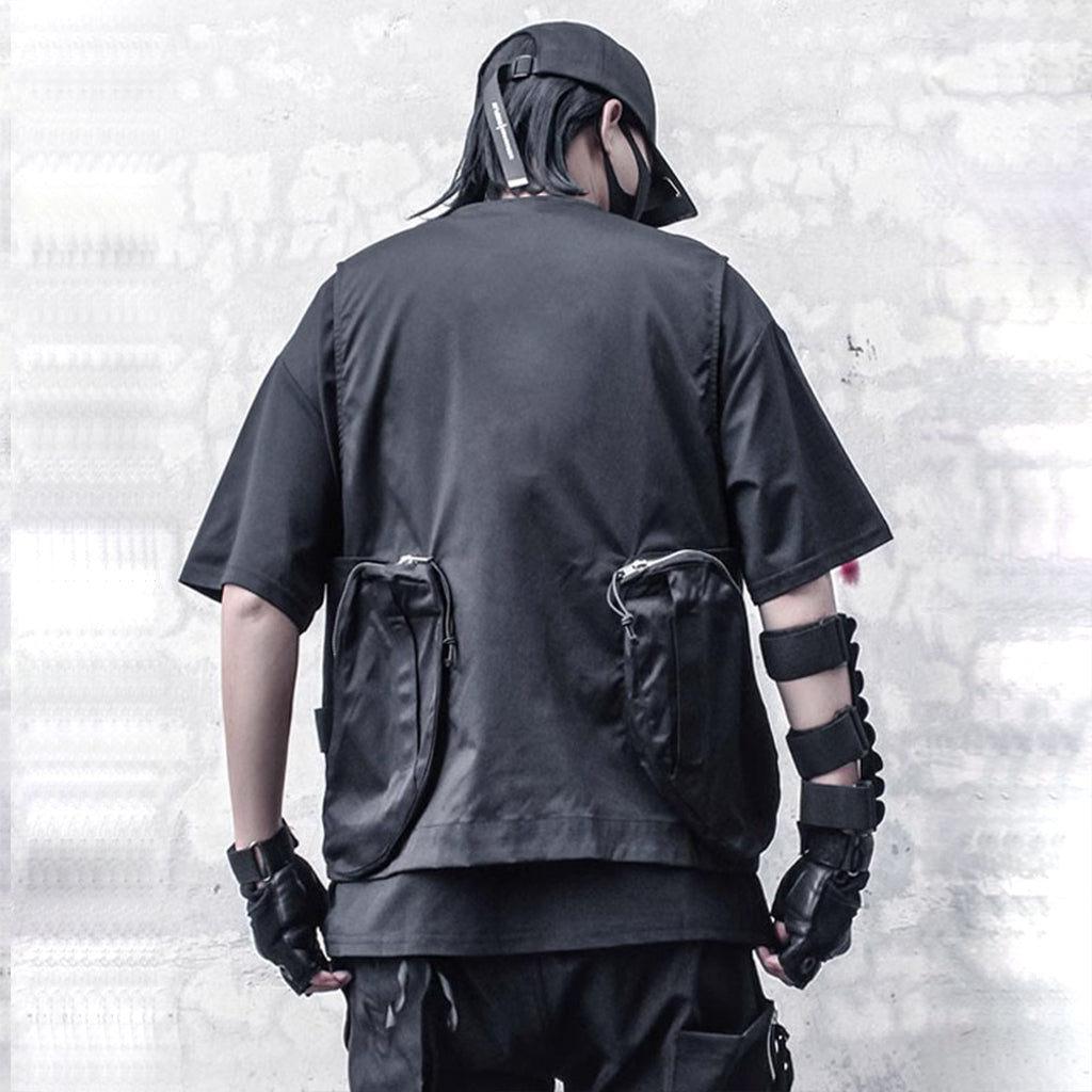 Hidden Pockets Techwear Vest
