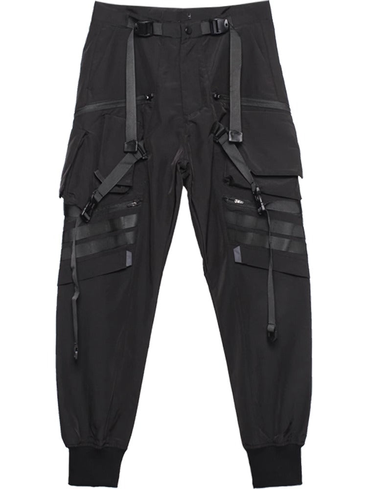 Black Tactical Pants Techwear