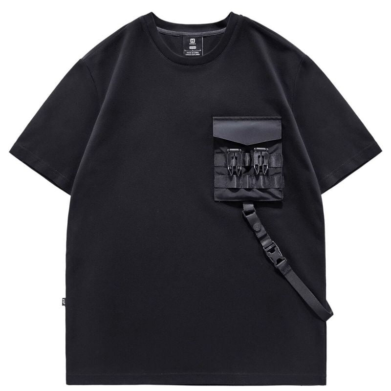 Utility Pockets Techwear T-Shirt