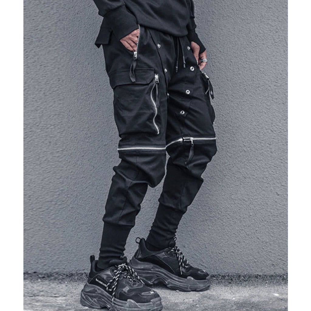 Bold Zipper Techwear Pants
