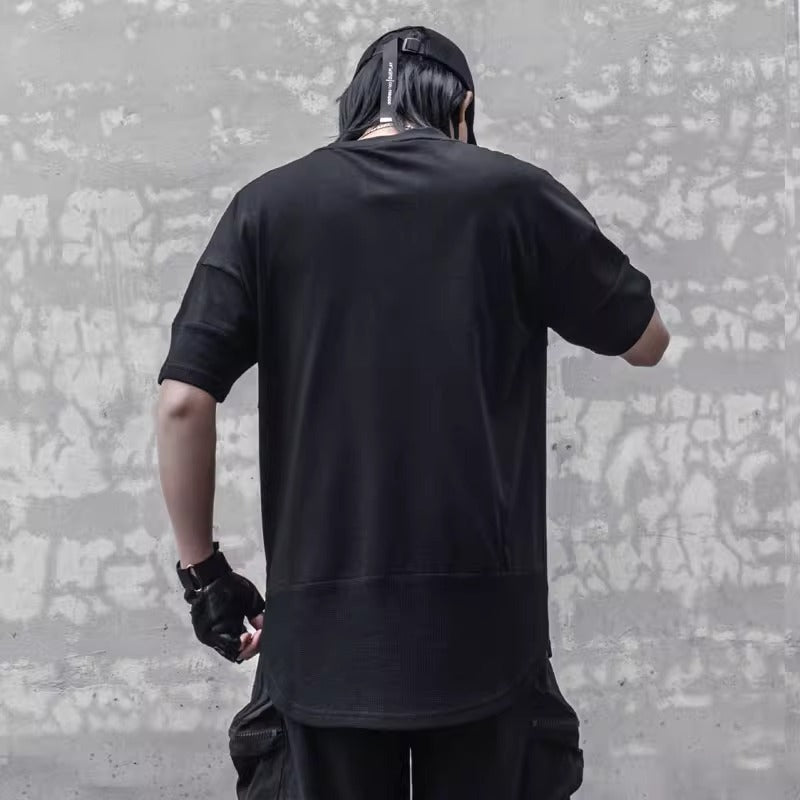 Zipper Techwear T-Shirt