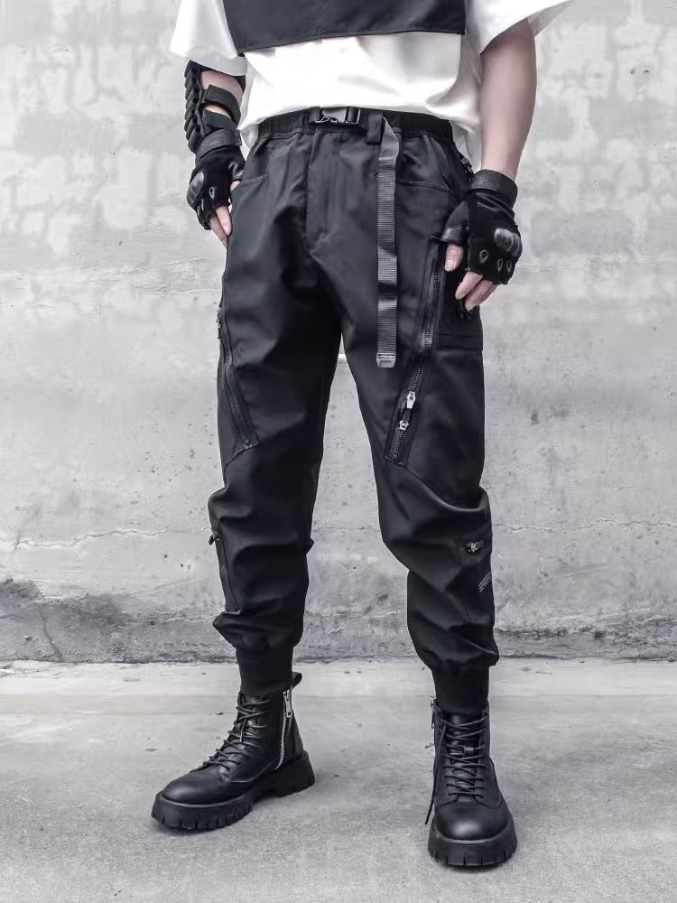 Black Waterproof Techwear Pant