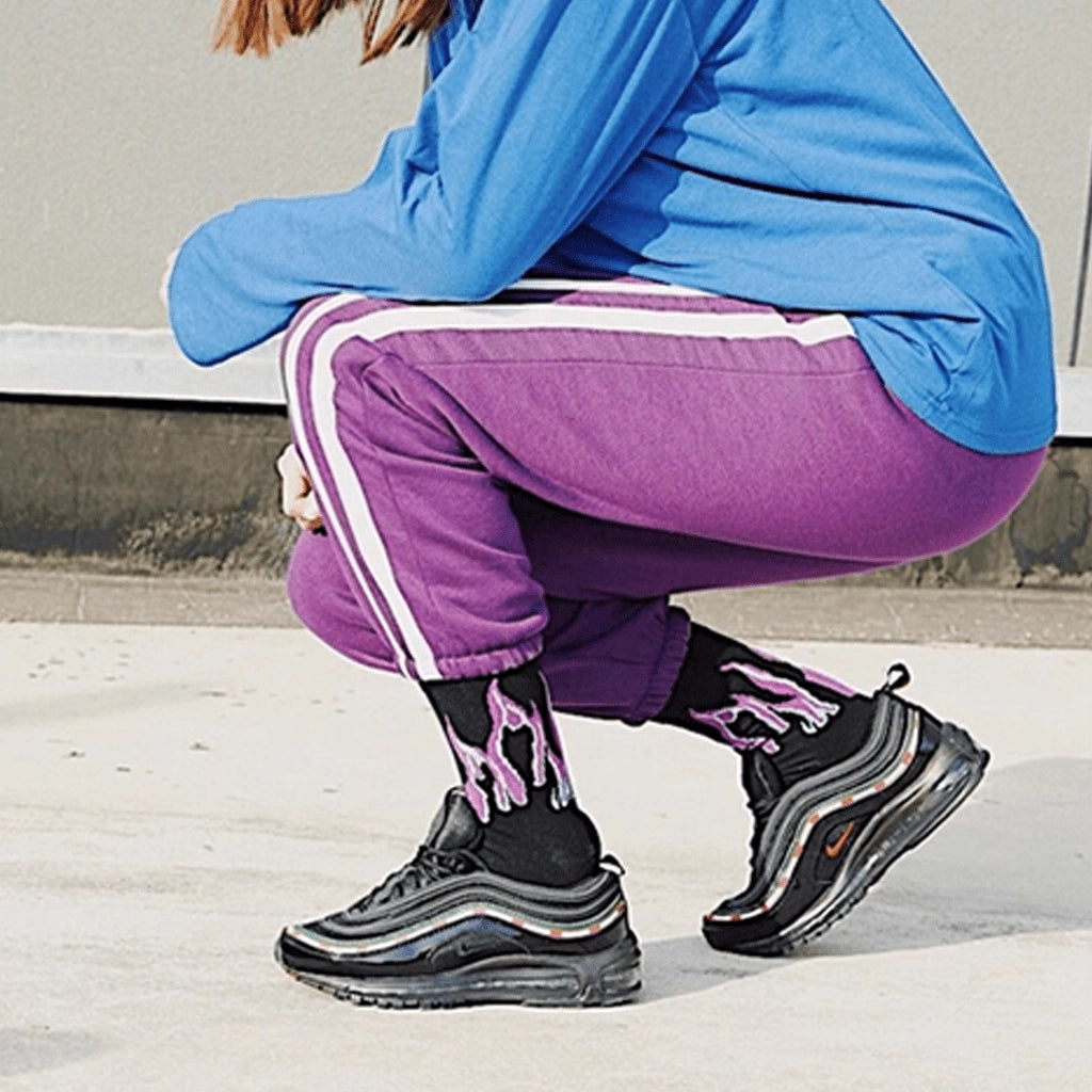 Punk Flame Socks