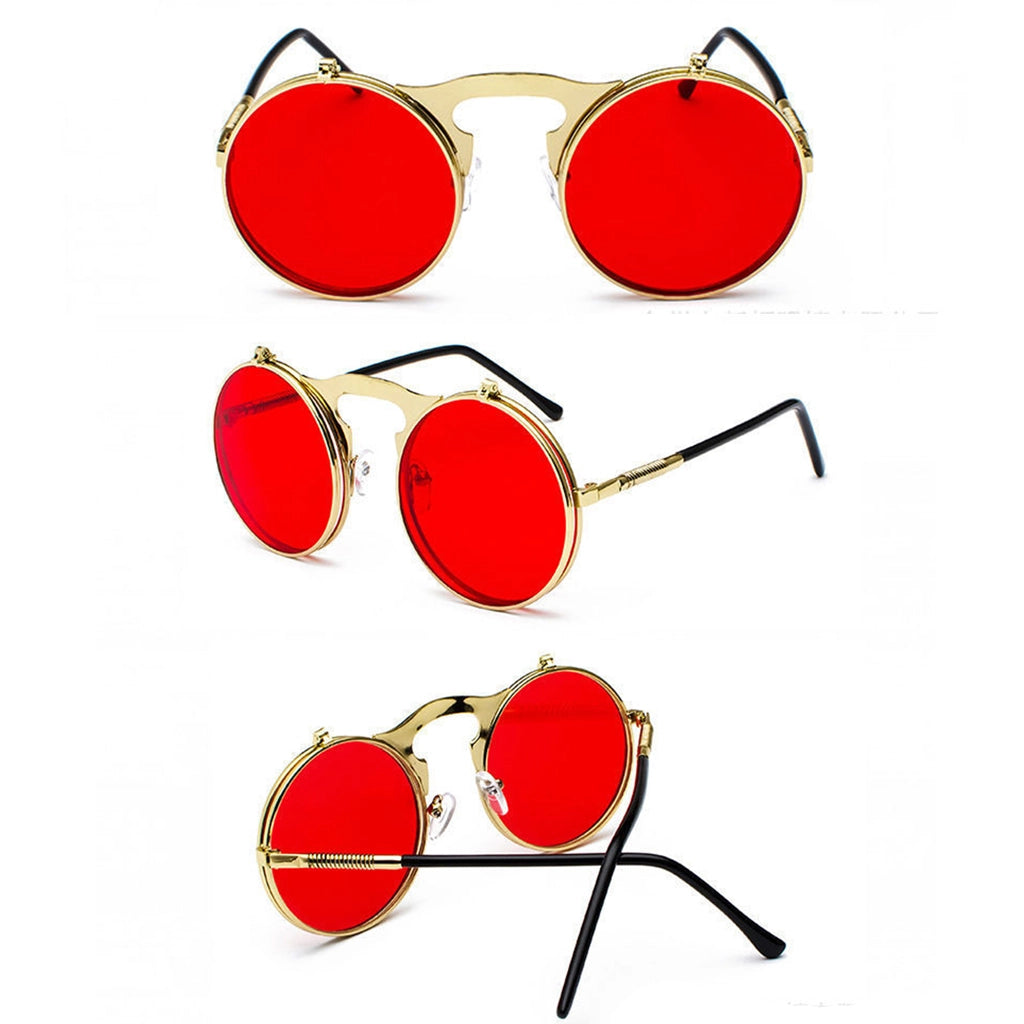 Steampunk Round Techwear Sunglasses
