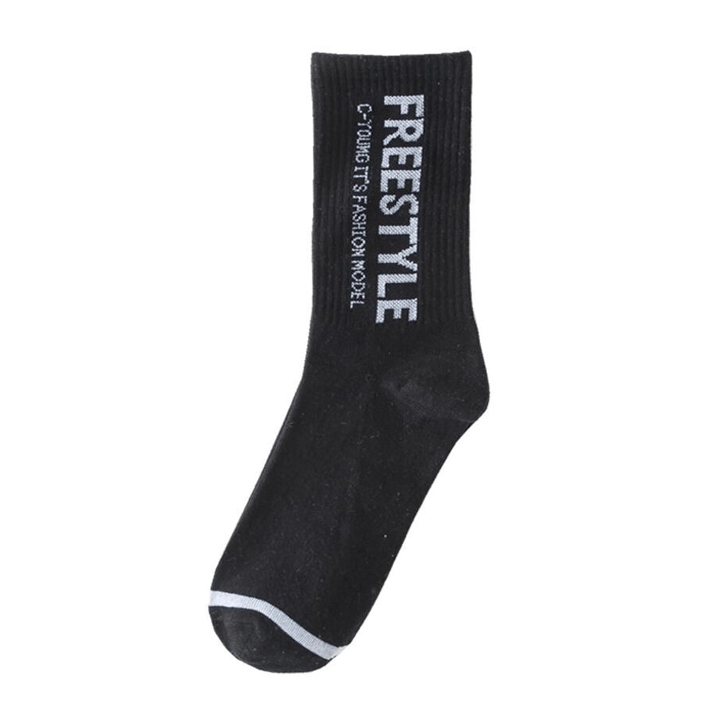 Freestyle Black Socks