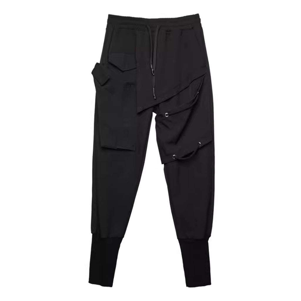 Tactical Pants with Asymmetrical Detail