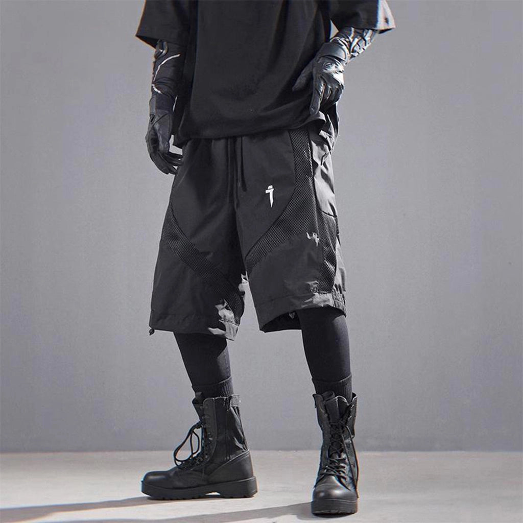 Breathable Mesh Techwear Shorts