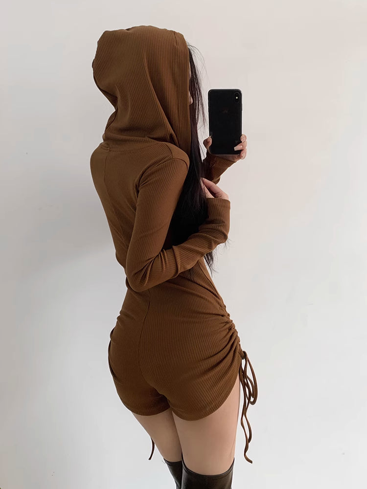 Hooded Activewear Bodysuit