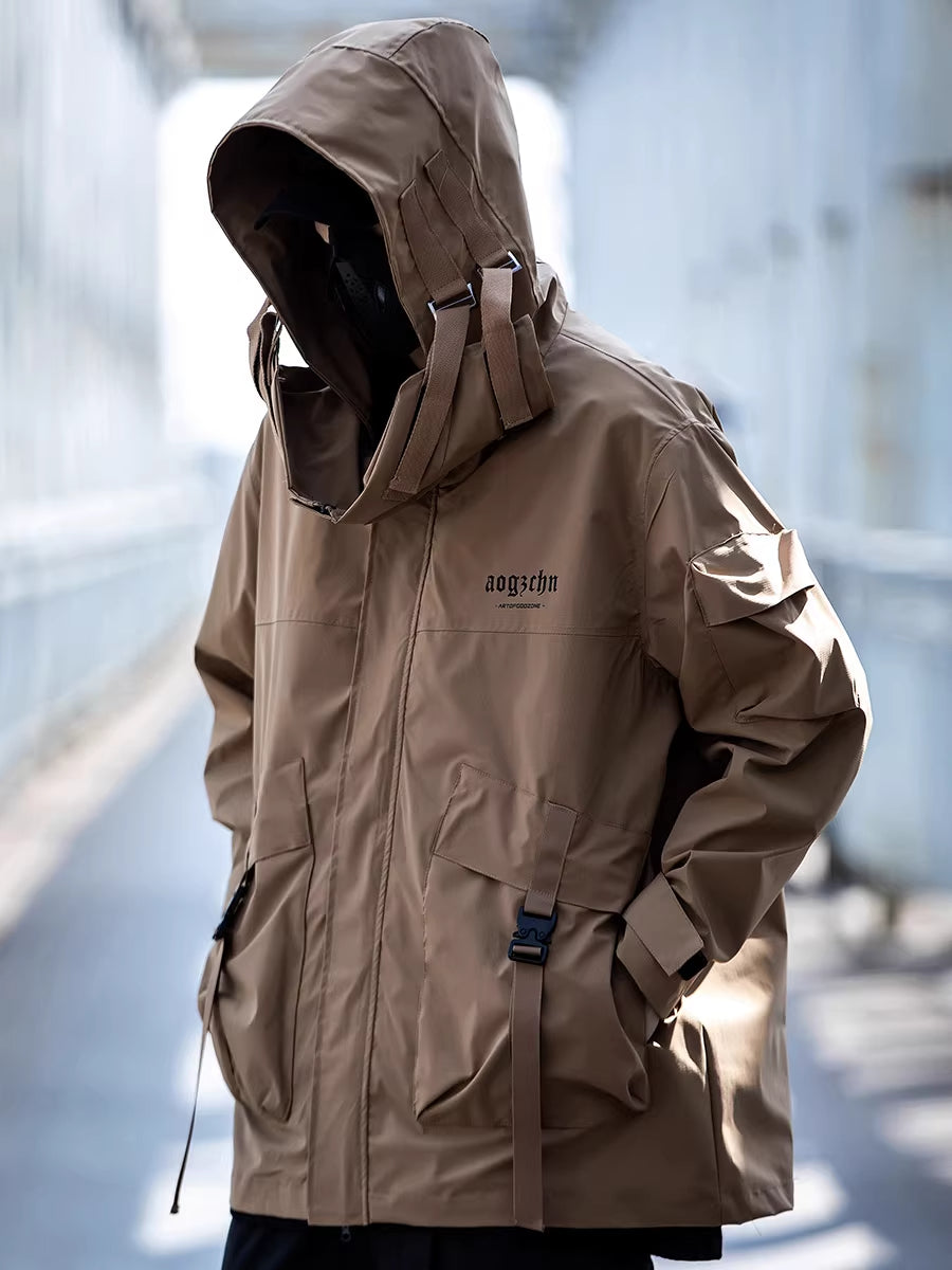 Urban Hooded Techwear Jacket