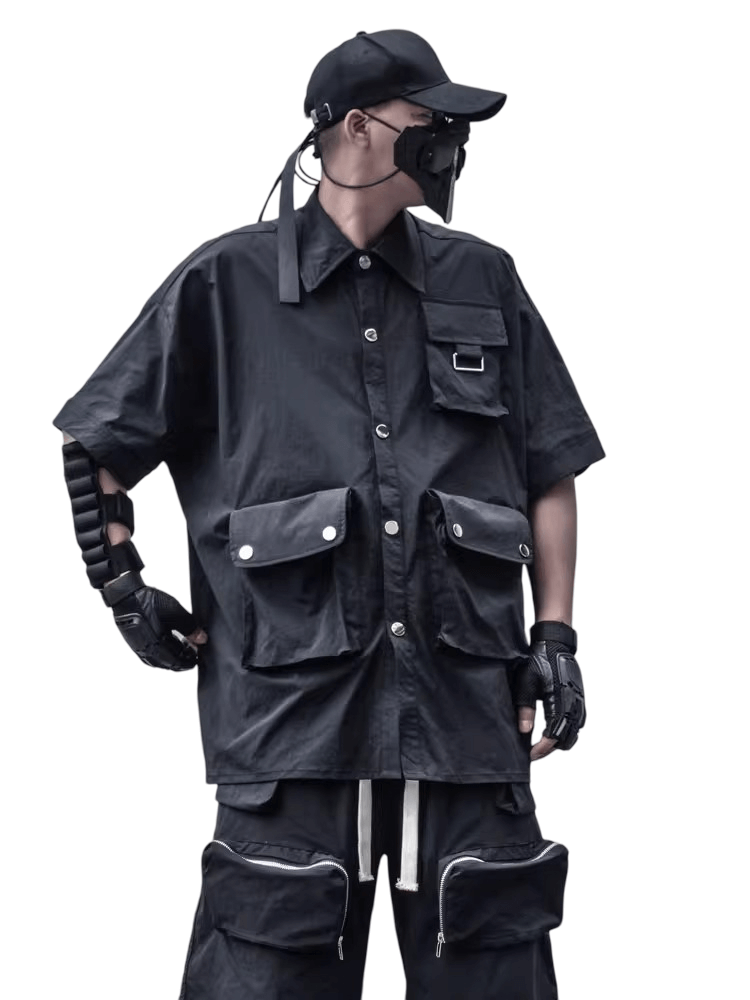 Black Cargo Shirt