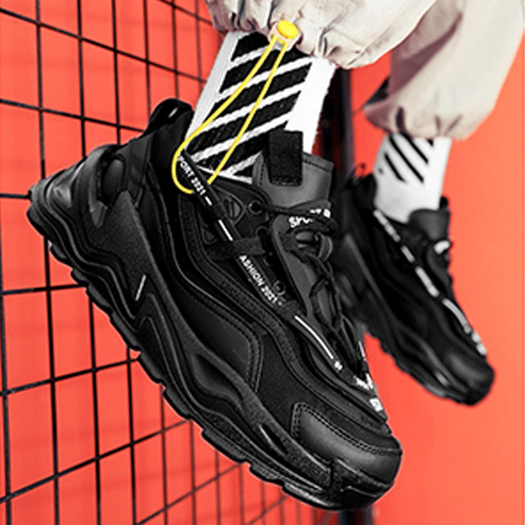 Chunky Black Sneakers