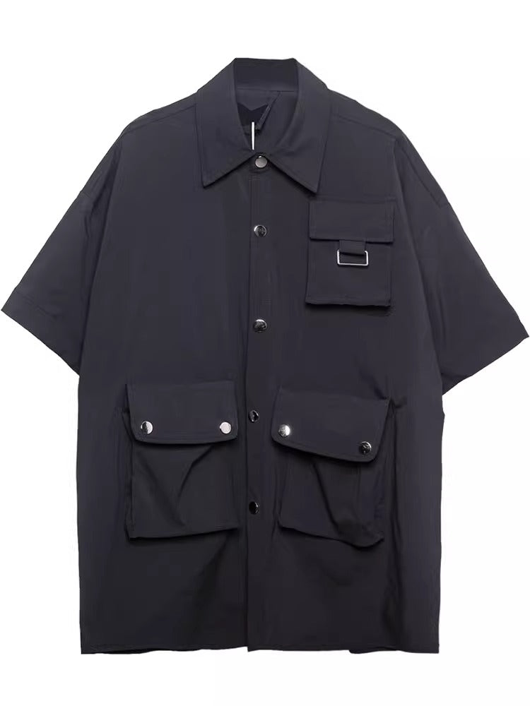 Black Cargo Shirt