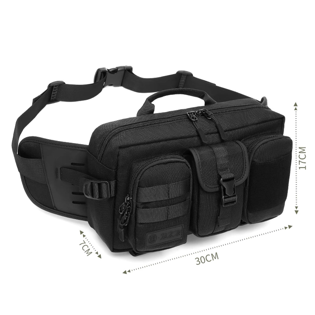 Crossbody Tech Bag with 11 Compartments