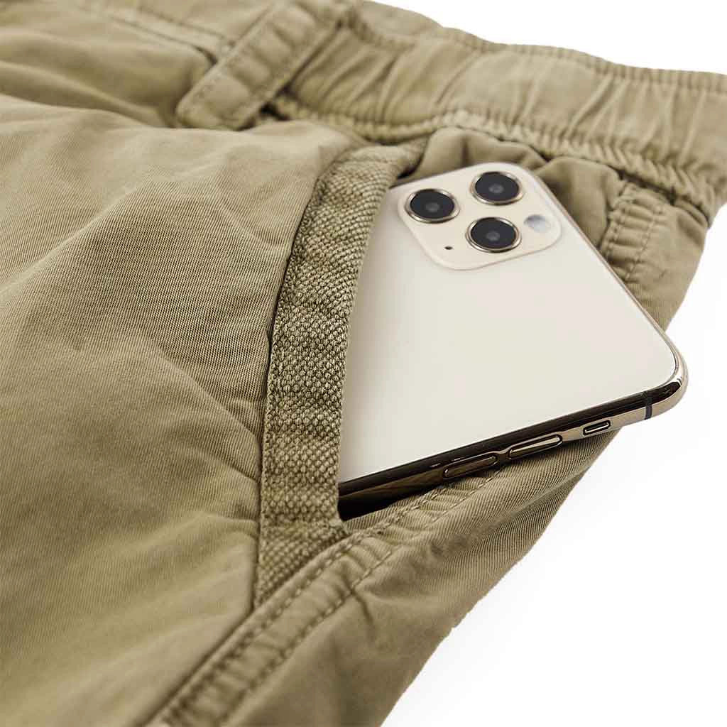 Khaki Summer Travel Shorts