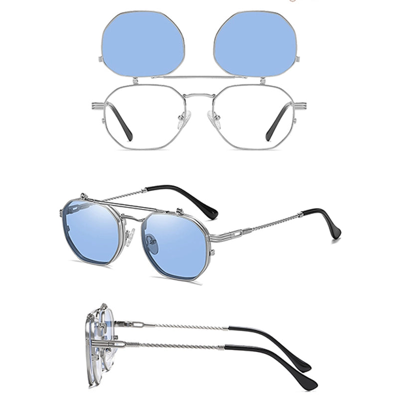 Dual-Mode Tactical Sunglasses