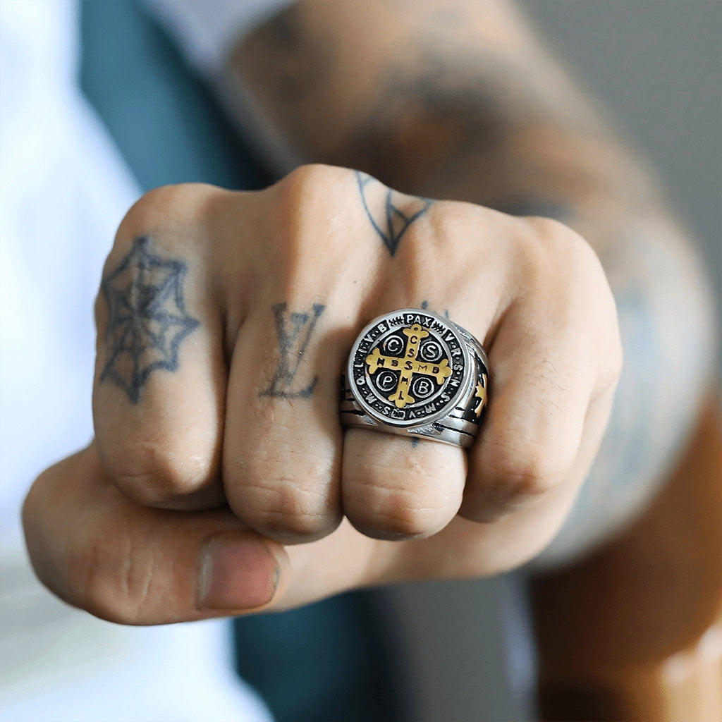 Cyberpunk Cross Ring