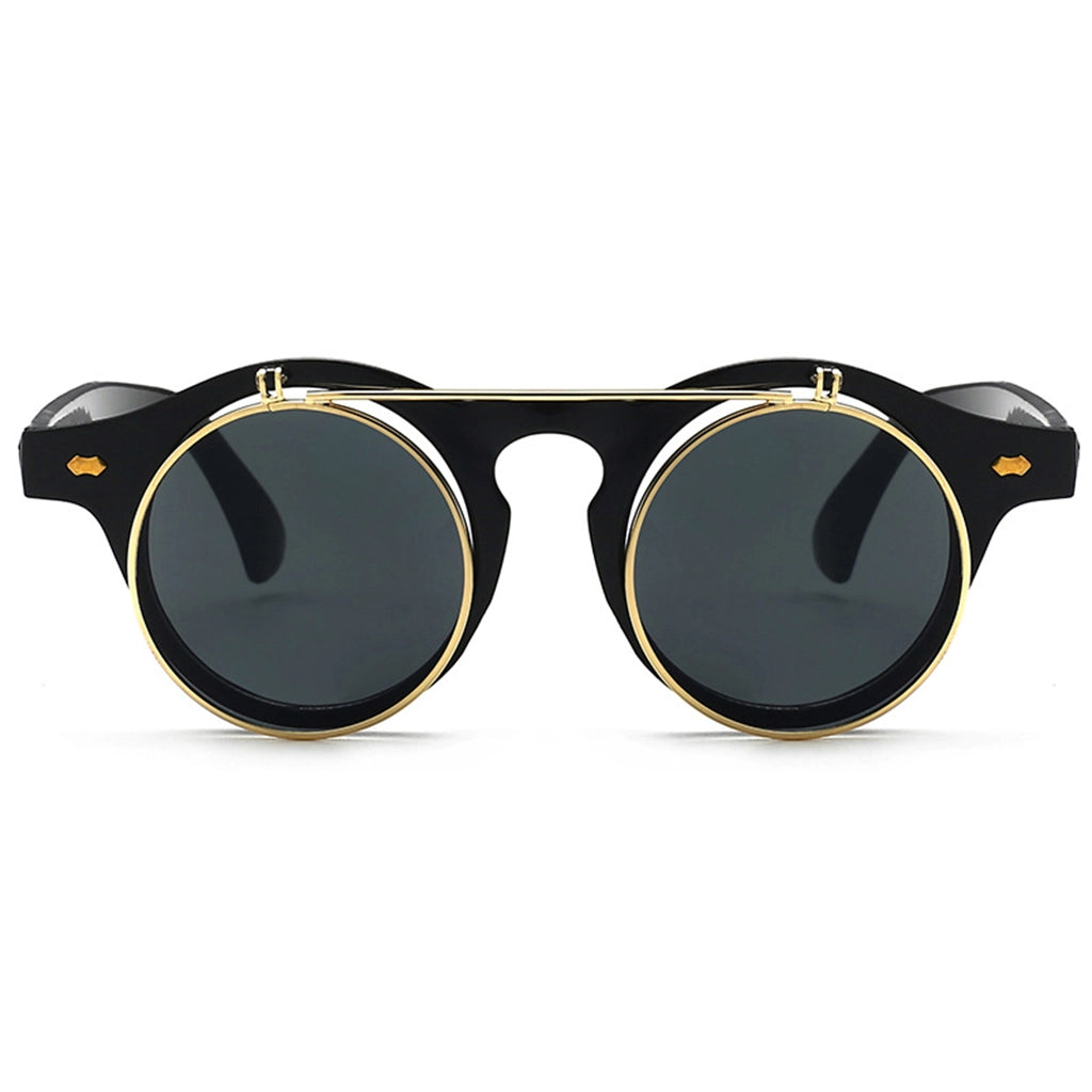Steampunk Flip-Up Sunglasses