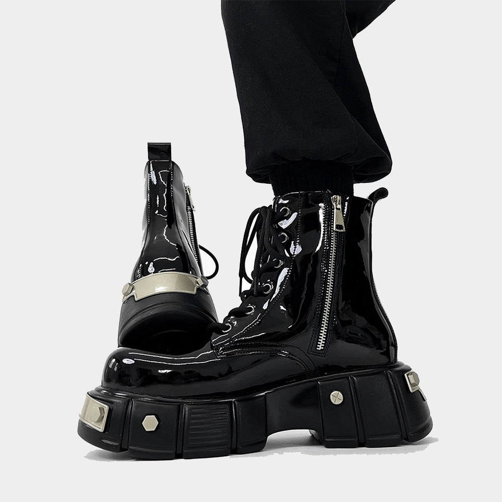 Cyberpunk Platform Boots