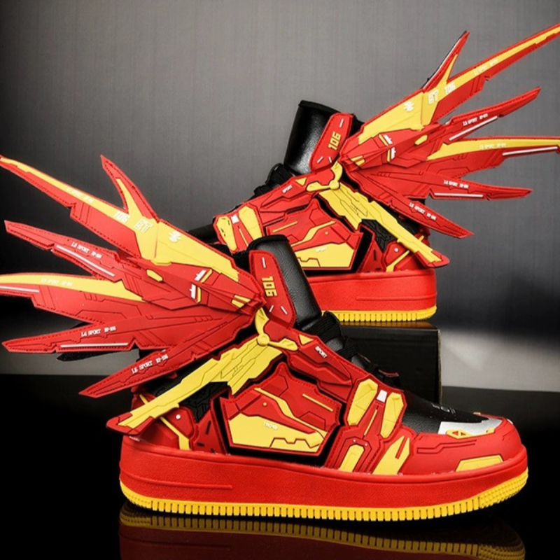 Cyberpunk Mecha Wings Sneakers