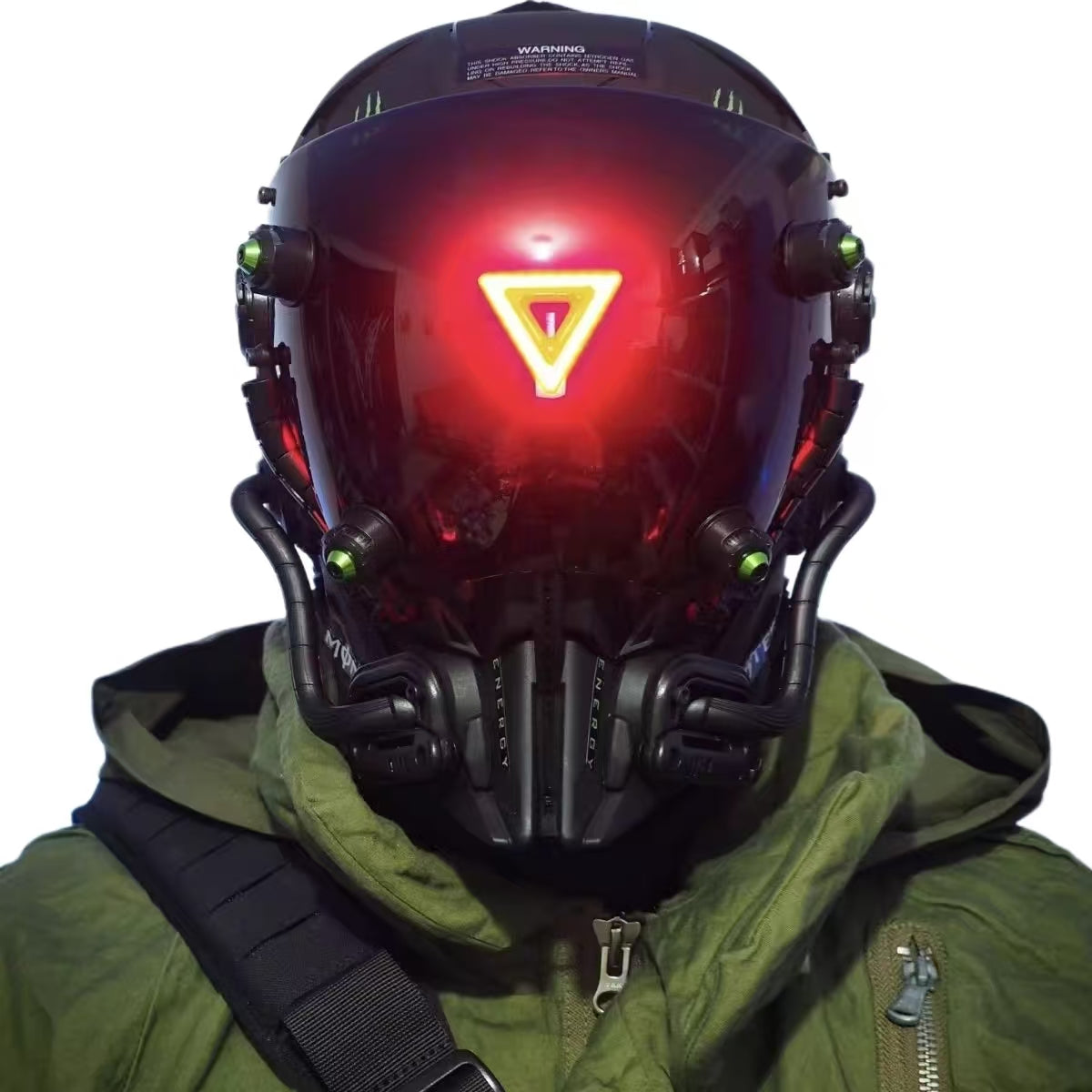 Cyberpunk Futuristic Helmet