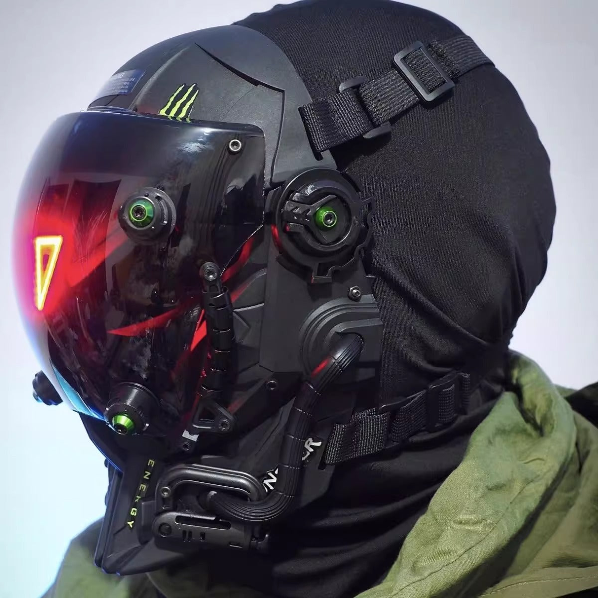 Cyberpunk Futuristic Helmet