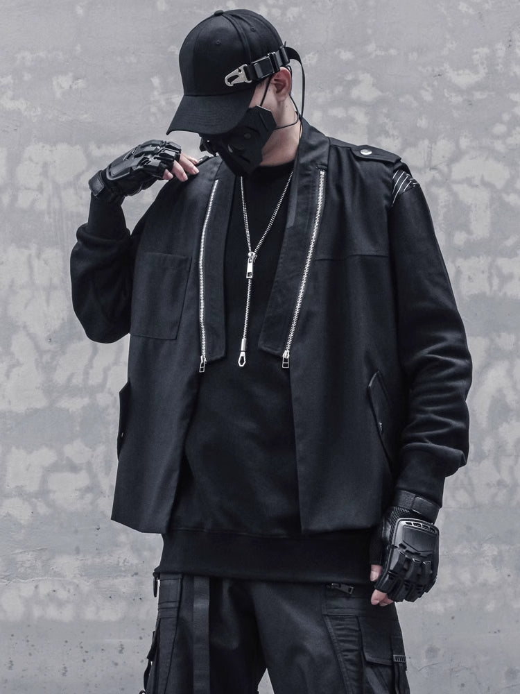 Dark Gothic Techwear Vest