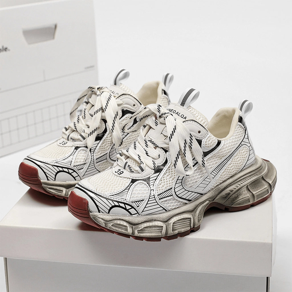 Metallic Finish Sneakers