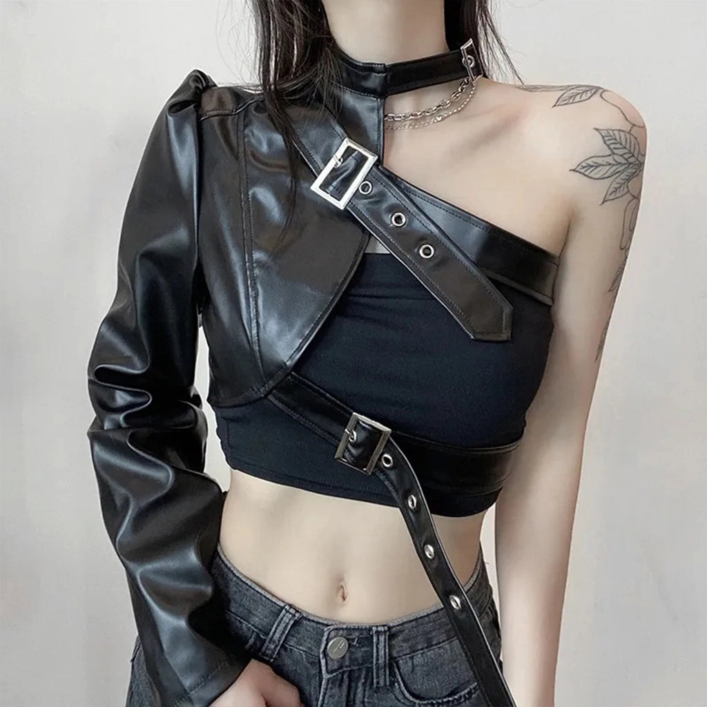 One-Sleeve Techwear Top