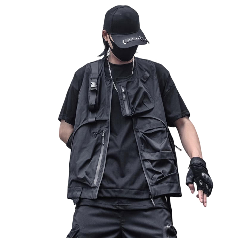 Loose Fit Techwear Tactical Vest