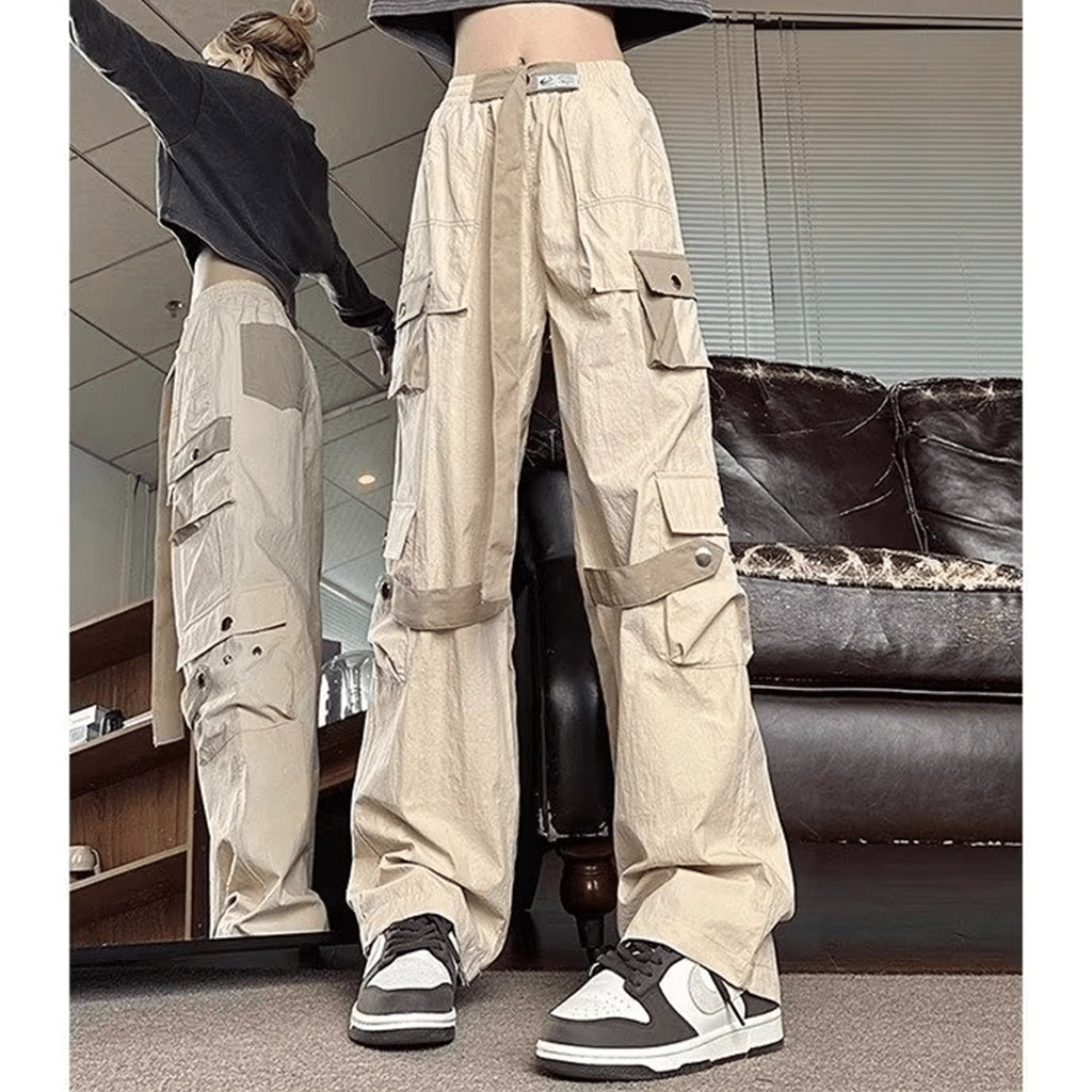 Beige Cargo Pants