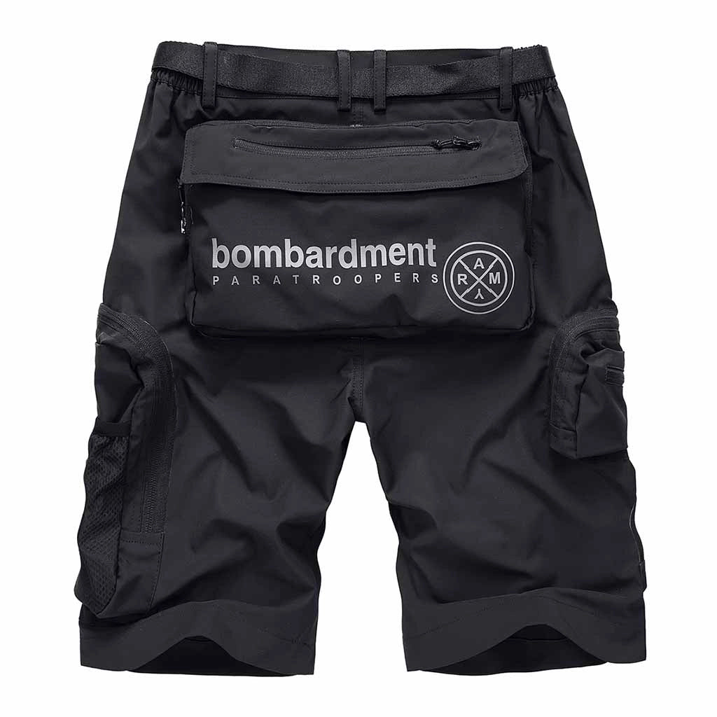Adjustable Waistband Cargo Shorts