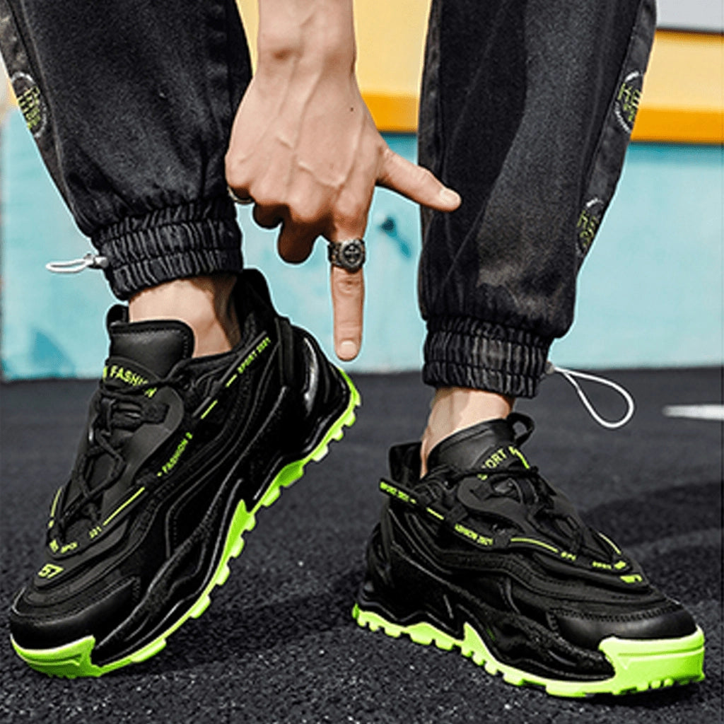Chunky Black Sneakers